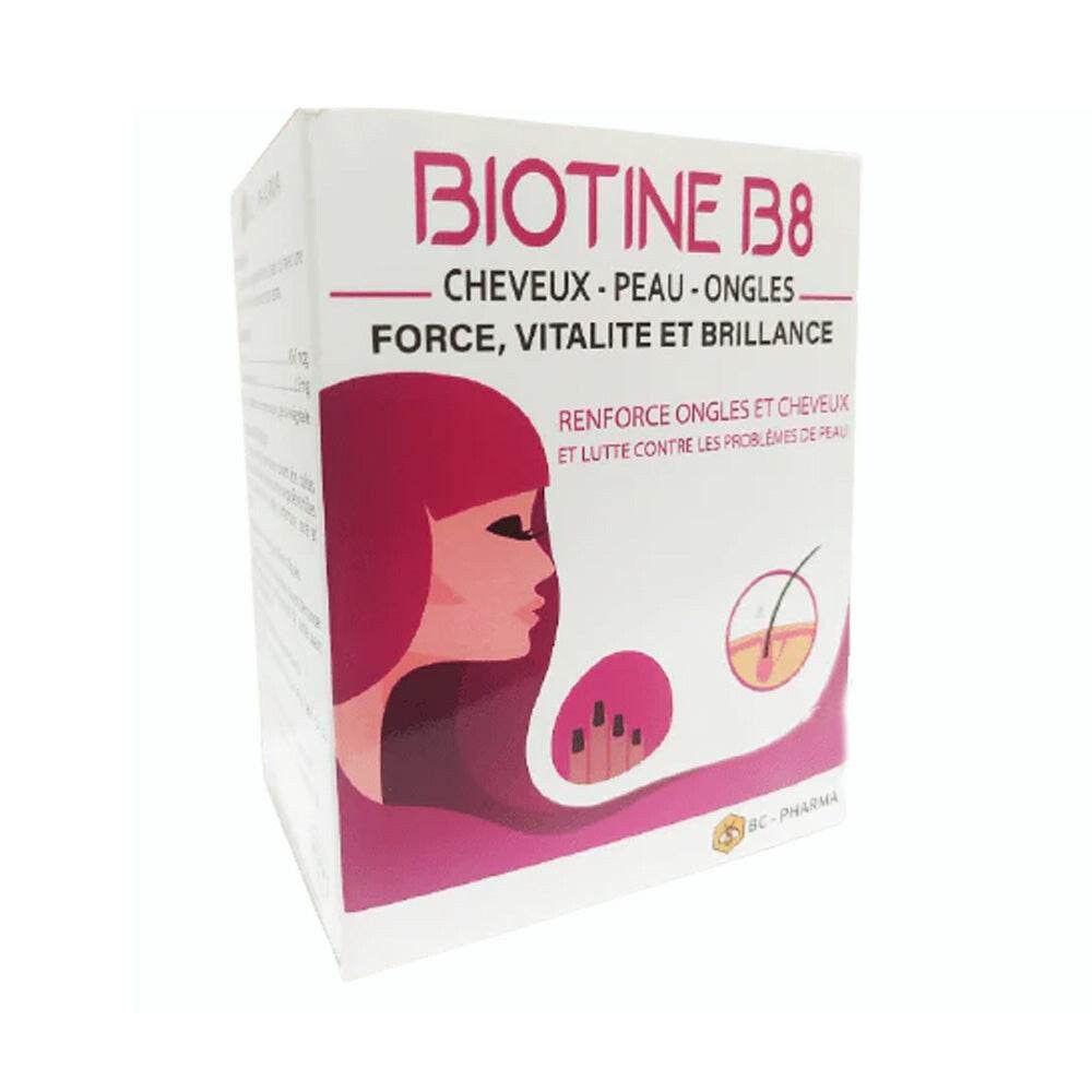 BC Pharma Biotine B8 Formule fortifiante 40 gélules BC Pharma Biotine B8 Formule fortifiante 40 gélules