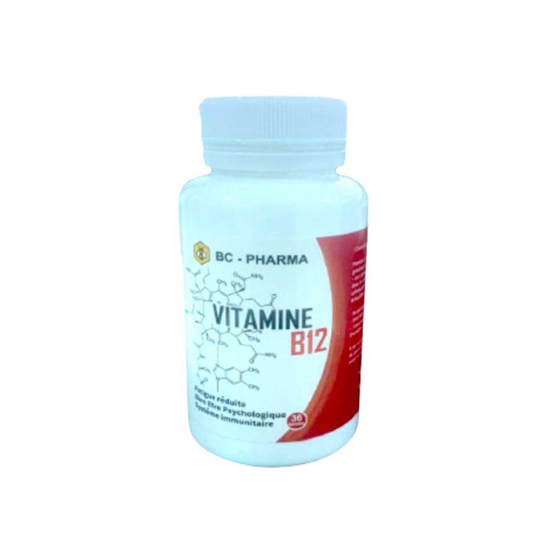 BC Pharma Vitamine B12 Cyanocobalamine 1000 µg 36 gélules