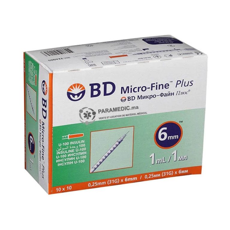 BD Micro-Fine+ Seringue à insuline 1 ml à l'unité