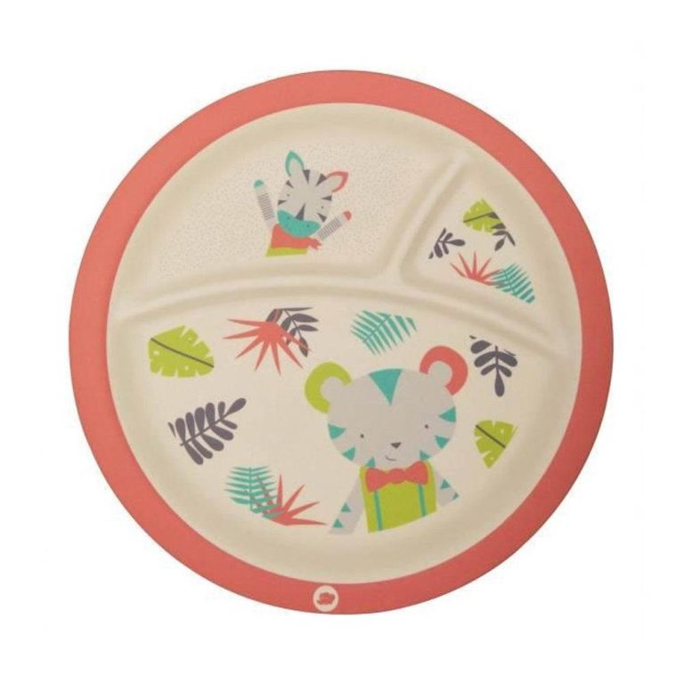 Bébé Confort Assiette en bambou à compartiments Jungle Vibes 9m+