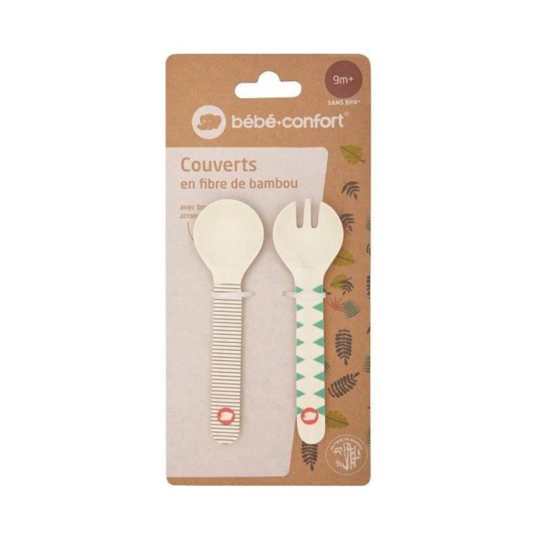 Bébé Confort Couverts d'apprentissage en bambou Jungle Vibes 9 mois+