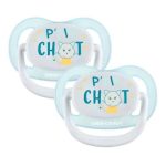 Bébé Confort Sucettes Physio Air Confort Petit chat 18-36m lot de 2