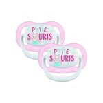Bébé Confort Sucettes Physio Air Confort Petite souris 0-6m lot de 2