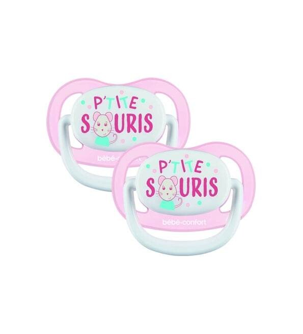 Bébé Confort Sucettes Physio Air Confort Petite souris 0-6m lot de 2