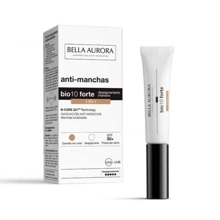 Bella Aurora Bio10 Forte Anti-taches 3 en 1 teinté SPF50+ 10 ml Bella Aurora Bio10 Forte Anti-taches 3 en 1 teinté SPF50+ 10 ml