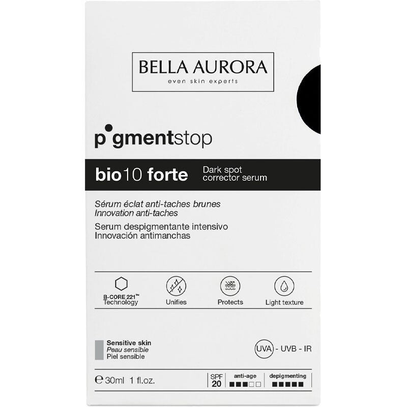 Bella Aurora Bio10 Forte Pigment Stop Sérum anti-taches Bella Aurora Bio10 Forte Pigment Stop Sérum anti-taches
