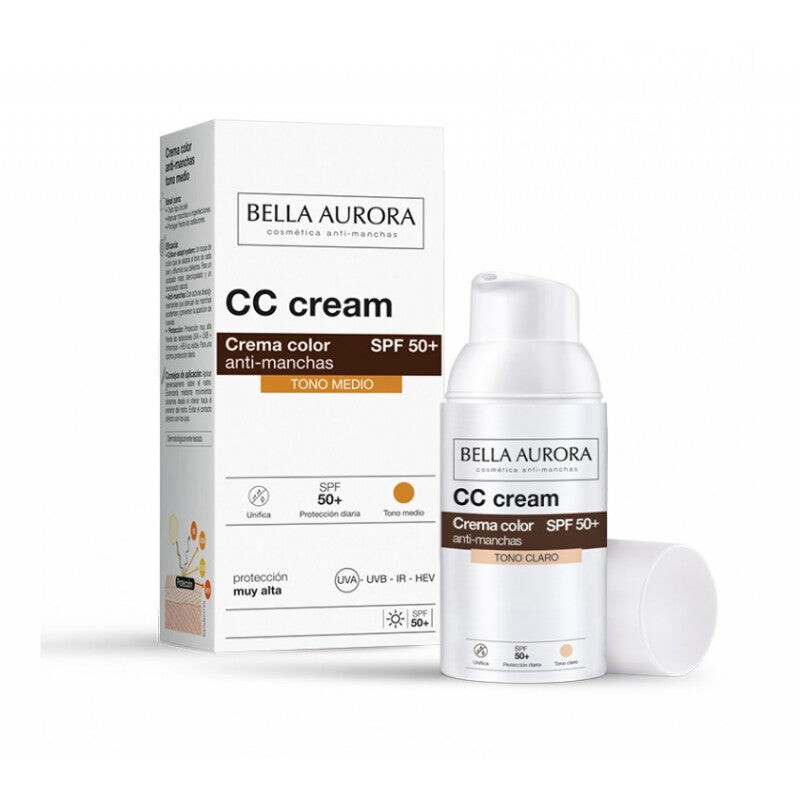 Bella Aurora CC Crème anti-taches SPF50+ Medium 30 ml Bella Aurora CC Crème anti-taches SPF50+ Medium 30 ml