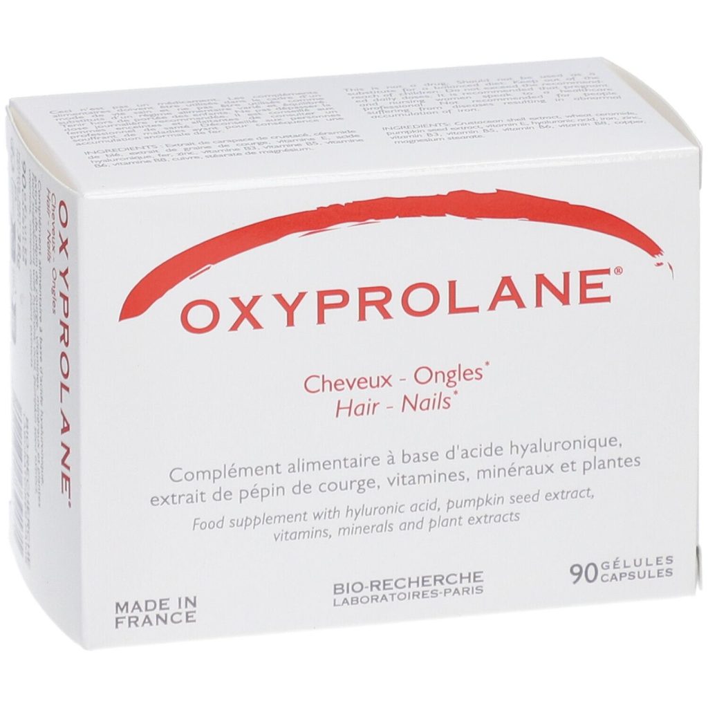 Bio Recherche Oxyprolane Cheveux & Ongles 90 gélules