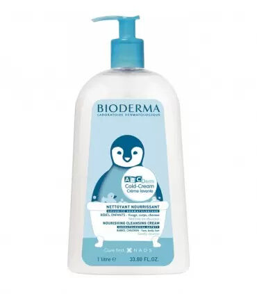Bioderma ABCDerm Cold-Cream Crème lavante 1 L Bioderma ABCDerm Cold-Cream Crème lavante 1 L