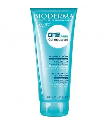 Bioderma ABCDerm Gel moussant nettoyant doux 200 ml