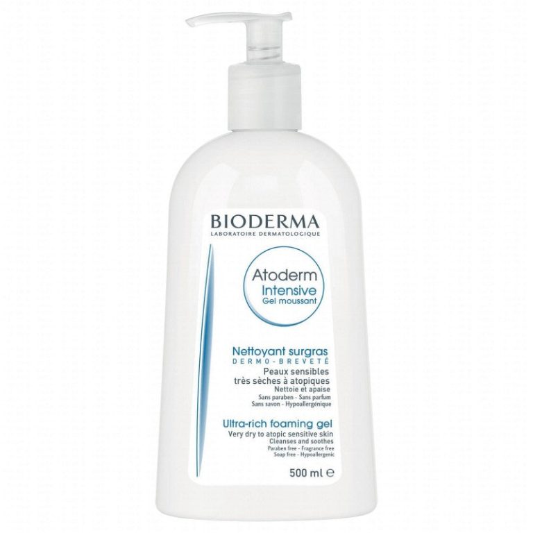 Bioderma Atoderm Intensive Gel moussant ultra-apaisant 500 ml