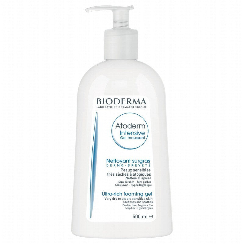 Bioderma Atoderm Intensive Gel moussant ultra-apaisant 500 ml Bioderma Atoderm Intensive Gel moussant ultra-apaisant 500 ml