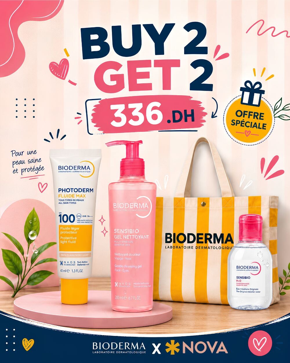 Bioderma Coffret Photoderm Max Fluide SPF100 teinté + Sensibio Gel 200 ml + H2O 100 ml Bioderma Coffret Photoderm Max Fluide SPF100 teinté + Sensibio Gel 200 ml + H2O 100 ml