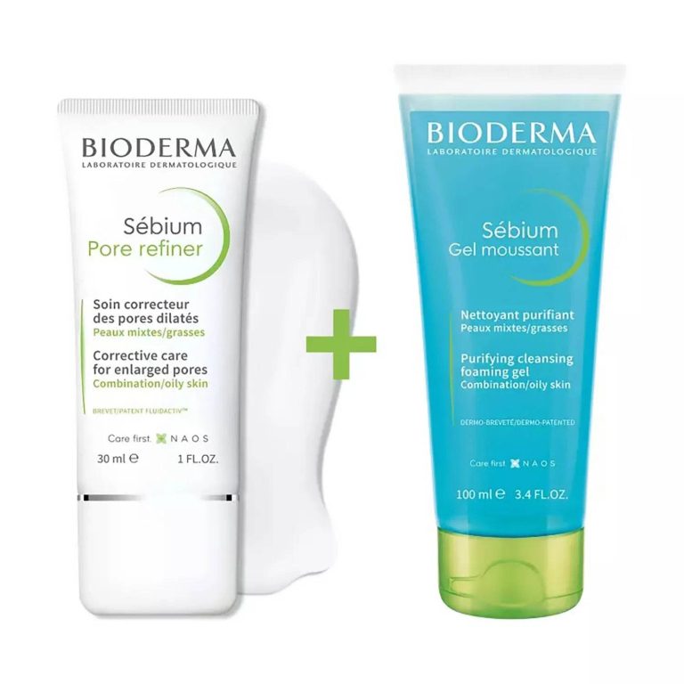 Bioderma Coffret Sébium Pore Refiner 30 ml + Sébium Gel moussant 100 ml