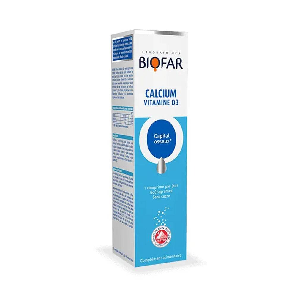 Biofar Calcium D3 20 comprimés Biofar Calcium D3 20 comprimés