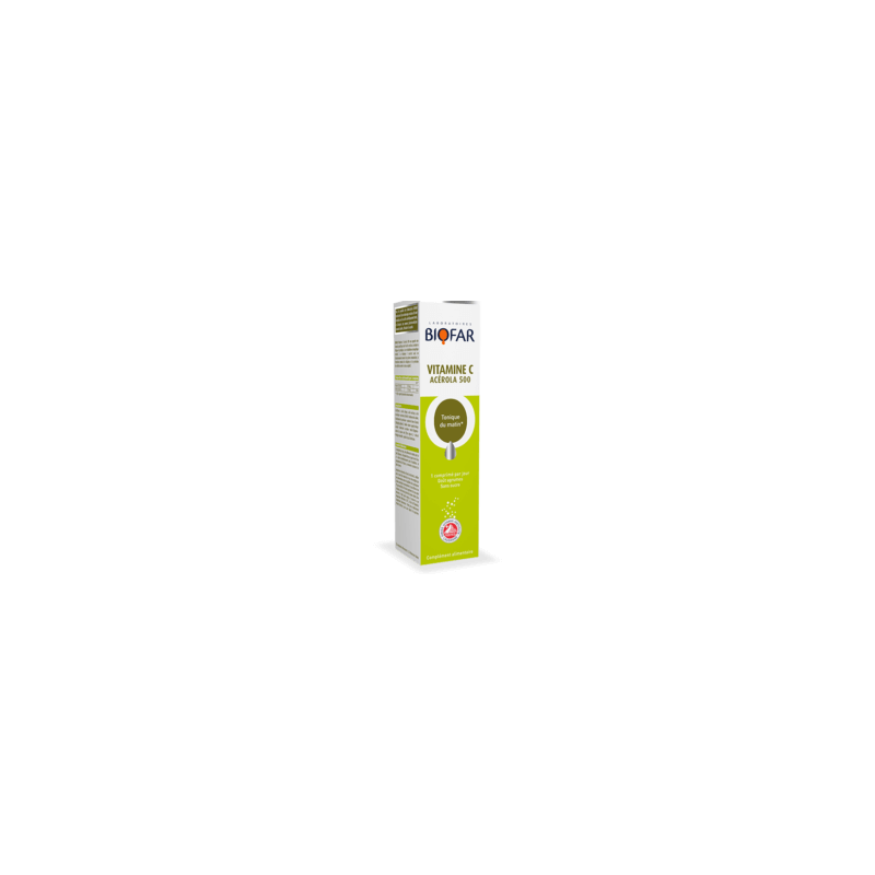 biofar-vitamine-c-acerola-500-20-comprimes-effervescents Biofar Vitamine C Acérola 500 20 comprimés effervescents