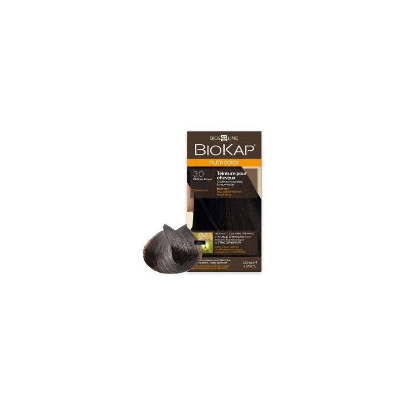Biokap Nutricolor 3.0 Châtain foncé 140 ml Biokap Nutricolor 3.0 Châtain foncé 140 ml
