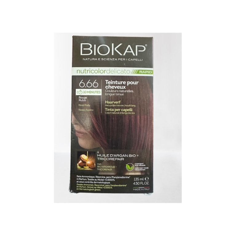 Biokap Nutricolor Delicato 6.66 Rouge rubis