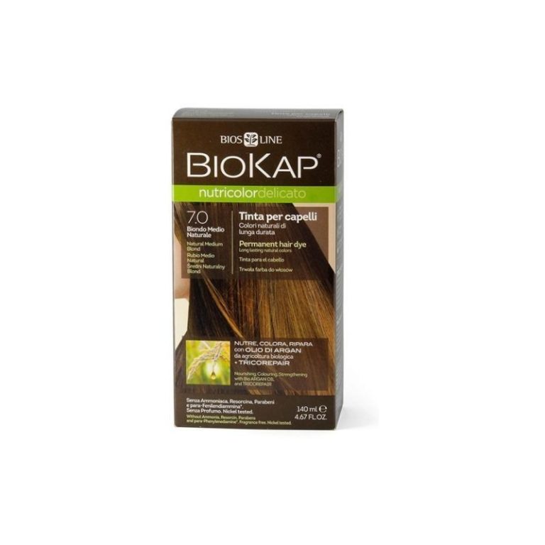 Biokap Nutricolor Delicato 7.0 Blond moyen naturel