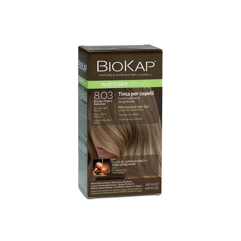 Biokap Nutricolor Delicato 8.03 Blond clair naturel Biokap Nutricolor Delicato 8.03 Blond clair naturel