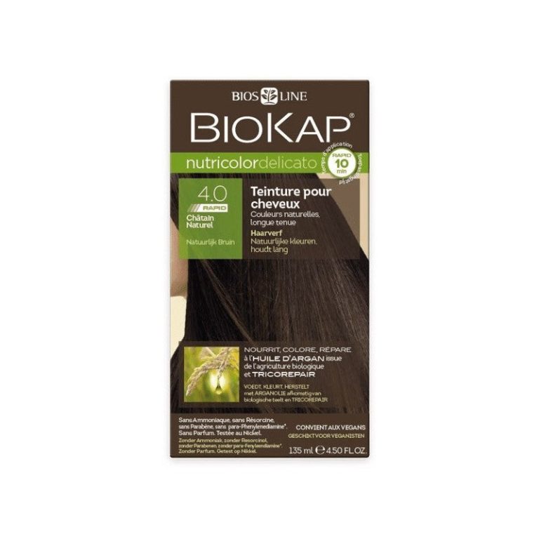 Biokap Nutricolor Delicato Rapid 4.0 Châtain naturel 135 ml