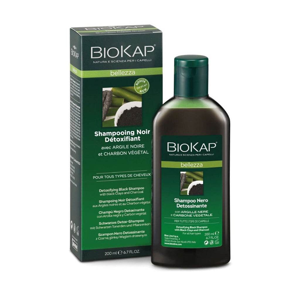 Biokap Shampooing noir détoxifiant 200 ml