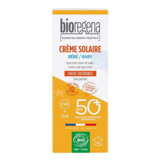 Bioregena Crème solaire bébé SPF50+ 40 ml