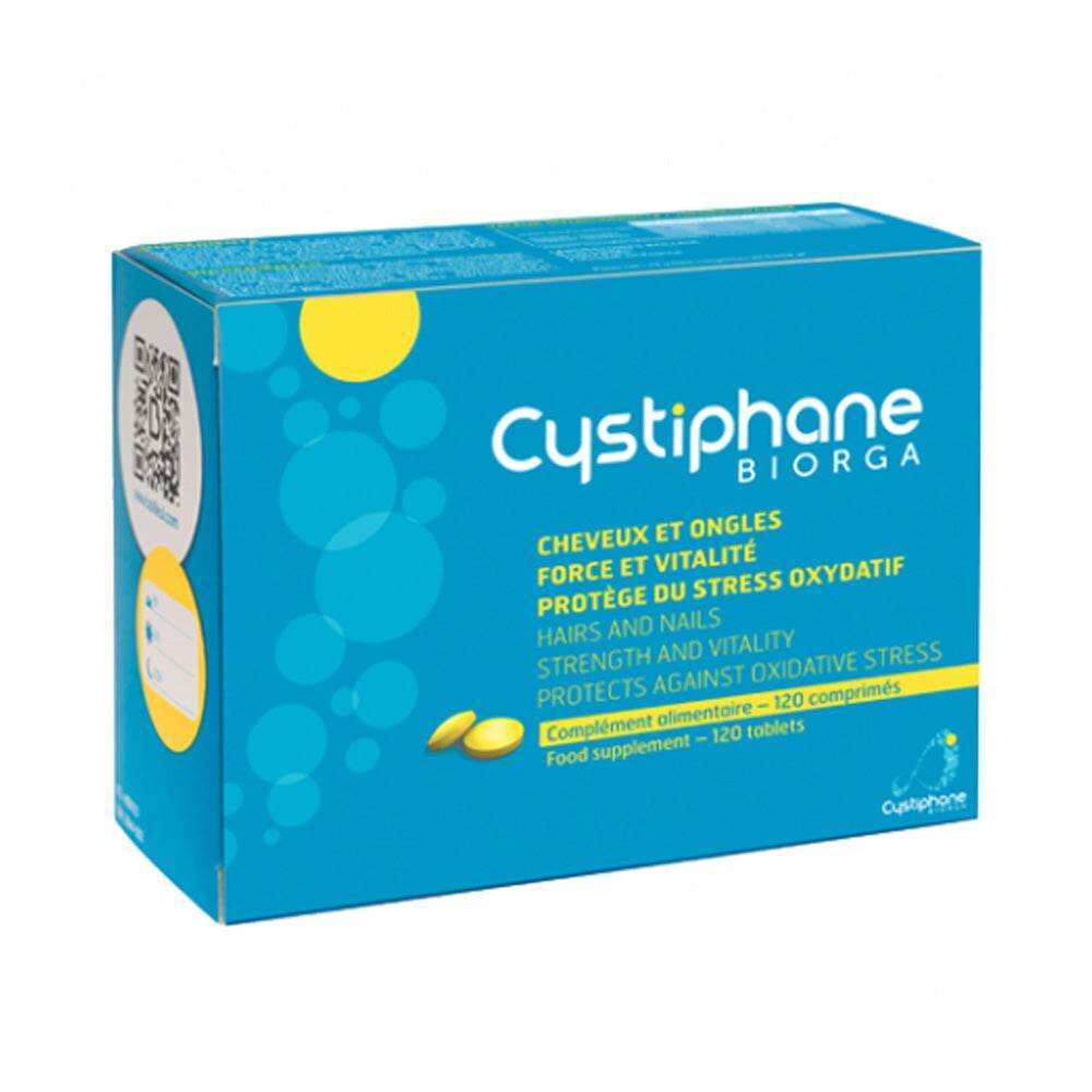Biorga Cystiphane B6 Cheveux et ongles 120 comprimés Biorga Cystiphane B6 Cheveux et ongles 120 comprimés