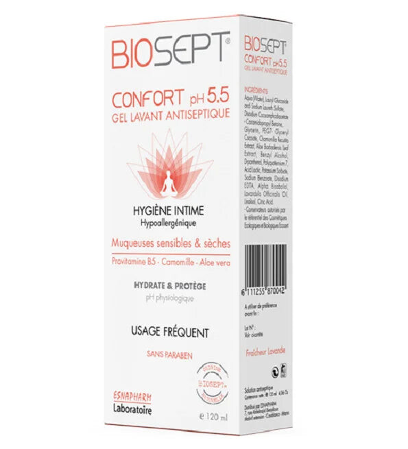 Biosept 5.5 Gel nettoyant intime traitant 200 ml Biosept 5.5 Gel nettoyant intime traitant 200 ml