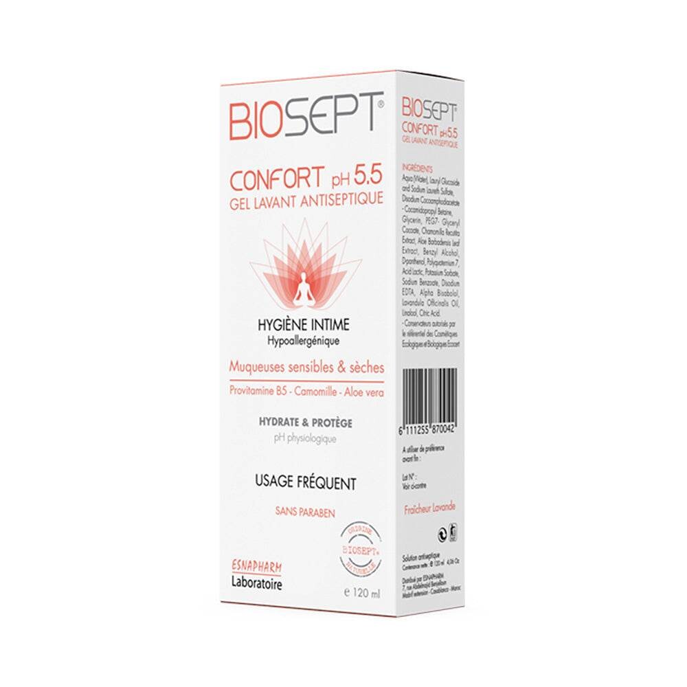 Biosept Confort Gel antiseptique pH 5,5 200 ml