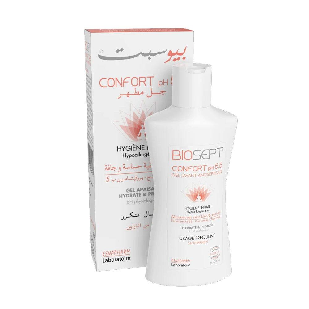 Biosept Gel nettoyant traitant pH 5,5 120 ml