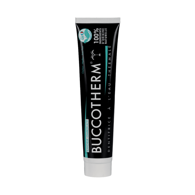 Buccotherm Dentifrice blancheur au charbon actif bio 75 ml