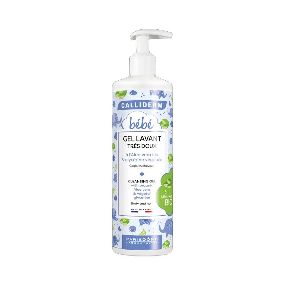 Calliderm Gel lavant très doux bio cheveux et corps bébé 500 ml Calliderm Gel lavant très doux bio cheveux et corps bébé 500 ml
