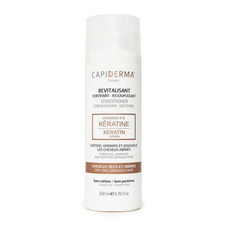Capiderma Après-shampooing revitalisant assouplissant à la kératine Capiderma Après-shampooing revitalisant assouplissant à la kératine