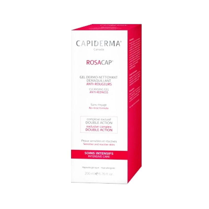 Capiderma Rosacap Gel dermo-nettoyant anti-rougeurs 200 ml Capiderma Rosacap Gel dermo-nettoyant anti-rougeurs 200 ml