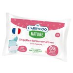 Carryboo Lingettes dermo-sensitives sans parfum 58 pièces