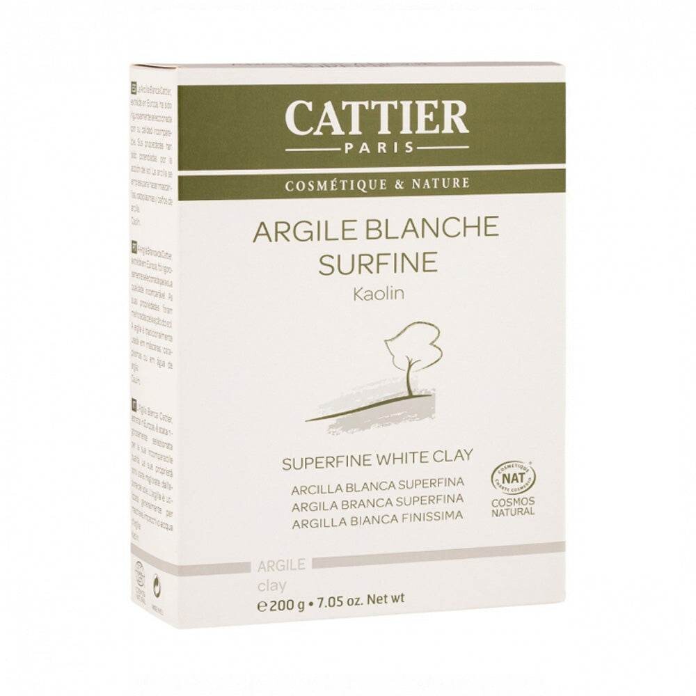 Cattier Argile blanche surfine 200 g