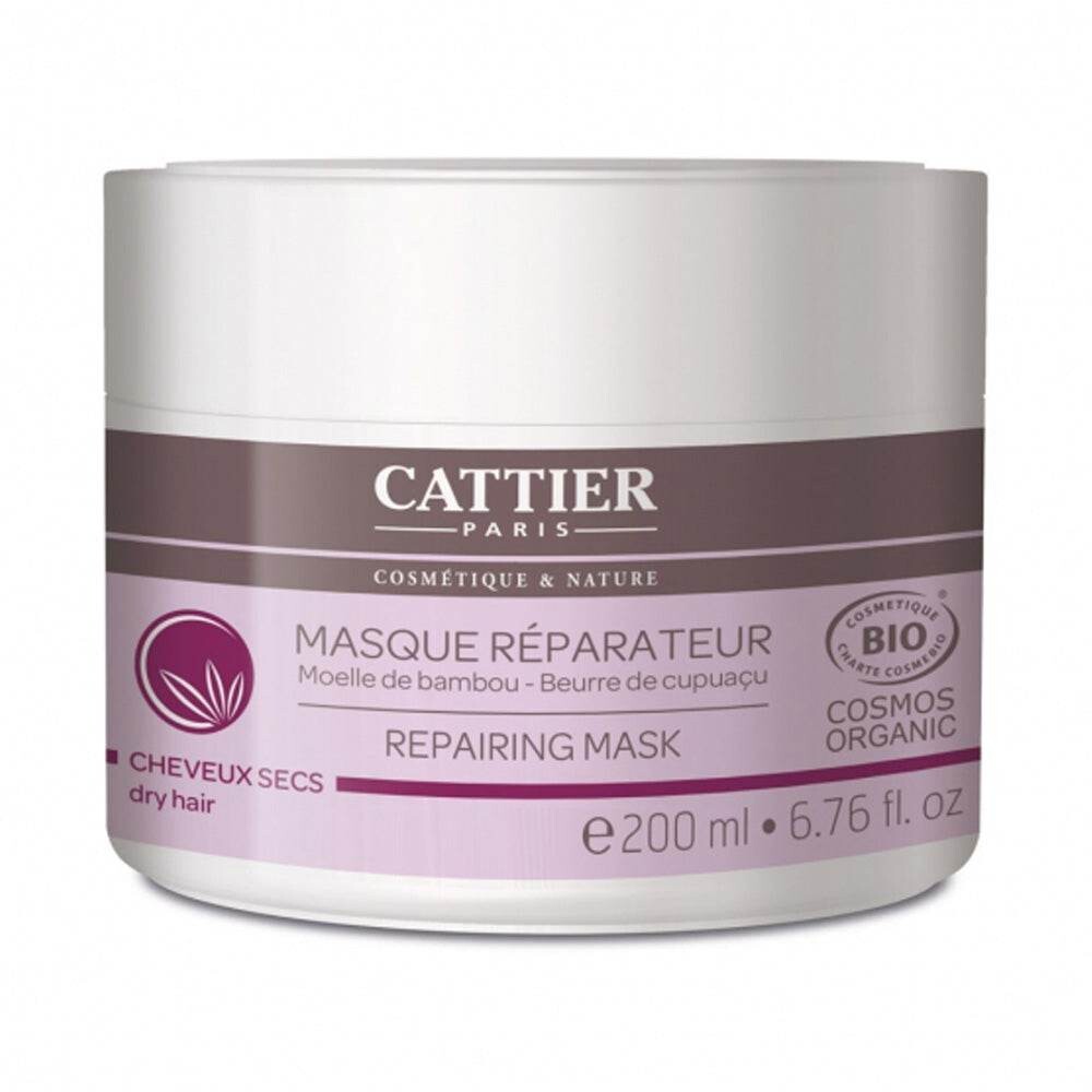Cattier Masque réparateur cheveux secs bio 200 ml