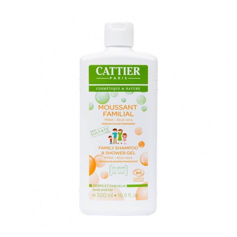 Cattier Moussant familial millet aloe vera sans sulfate 500 ml