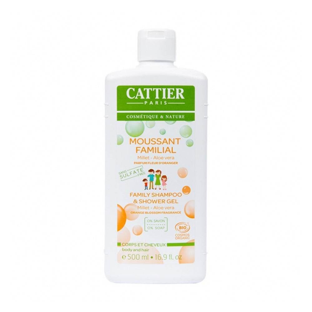 Cattier Moussant familial millet aloe vera sans sulfate 500 ml Cattier Moussant familial millet aloe vera sans sulfate 500 ml