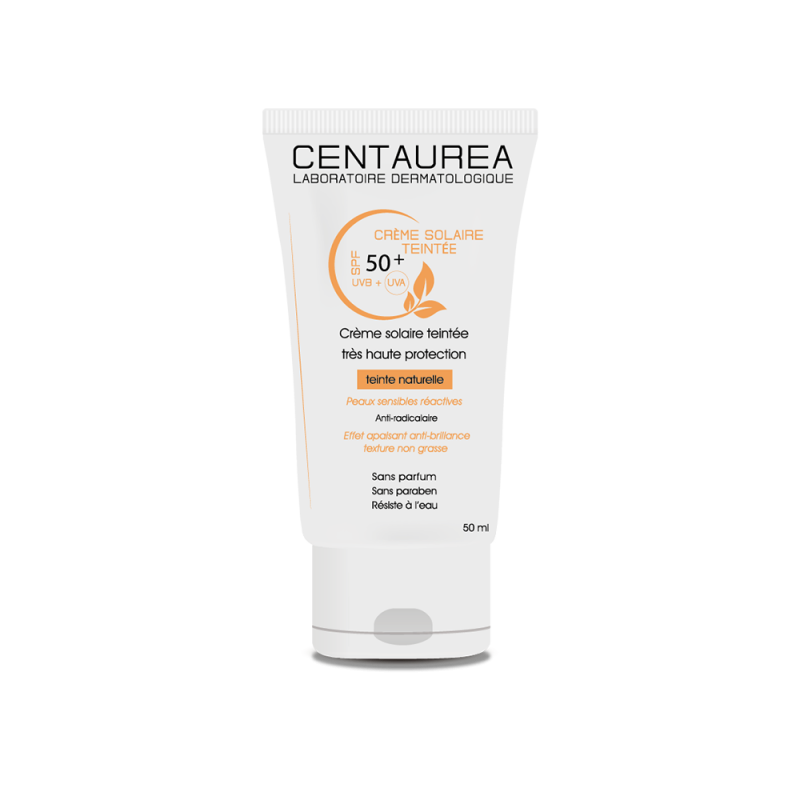 Centaurea Crème solaire teintée SPF50+ 50 ml Centaurea Crème solaire teintée SPF50+ 50 ml