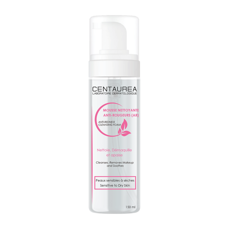 Centaurea Mousse nettoyante anti-rougeurs 150 ml Centaurea Mousse nettoyante anti-rougeurs 150 ml