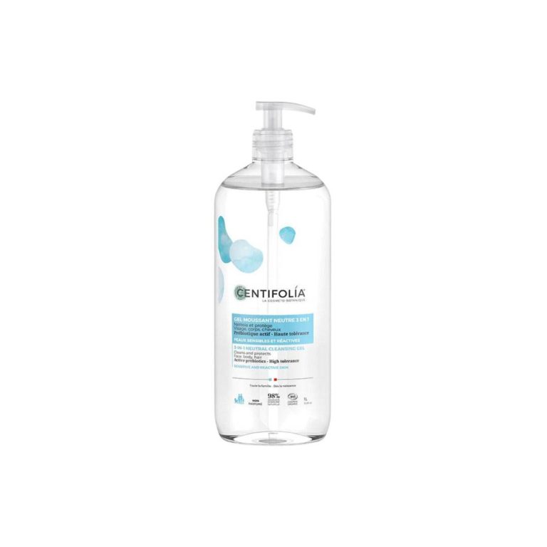 Centifolia Gel moussant neutre 3 en 1 Prebiotics 1 L