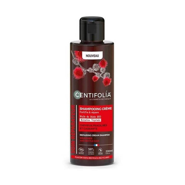Centifolia Shampoing crème réparateur cheveux fragiles et cassants 200 ml