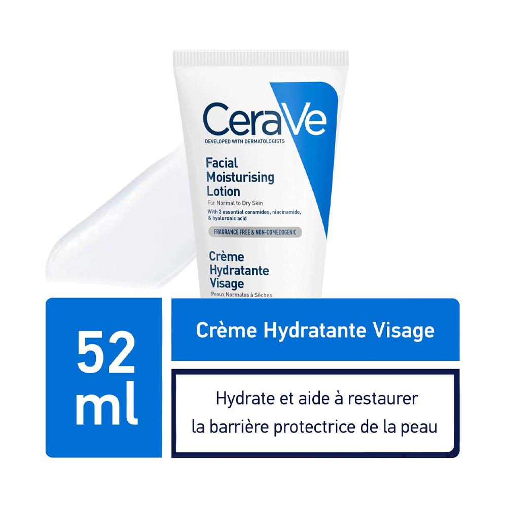 CeraVe Crème hydratante visage Hydratation 24h 52 ml CeraVe Crème hydratante visage Hydratation 24h 52 ml