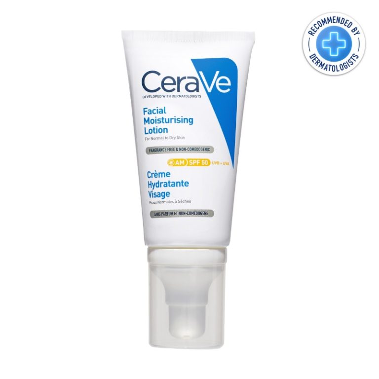 CeraVe Crème hydratante visage SPF50 Peau normale à sèche 52 ml