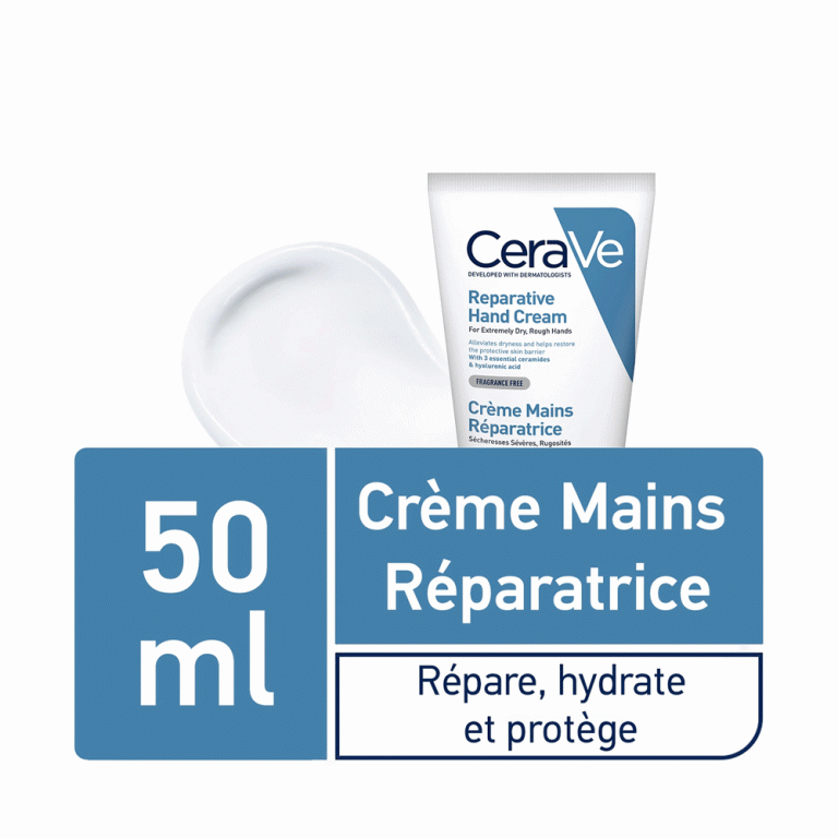 CeraVe Crème mains réparatrice Hydratation intense