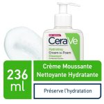 CeraVe Crème moussante nettoyante hydratante Peau normale à sèche 236 ml