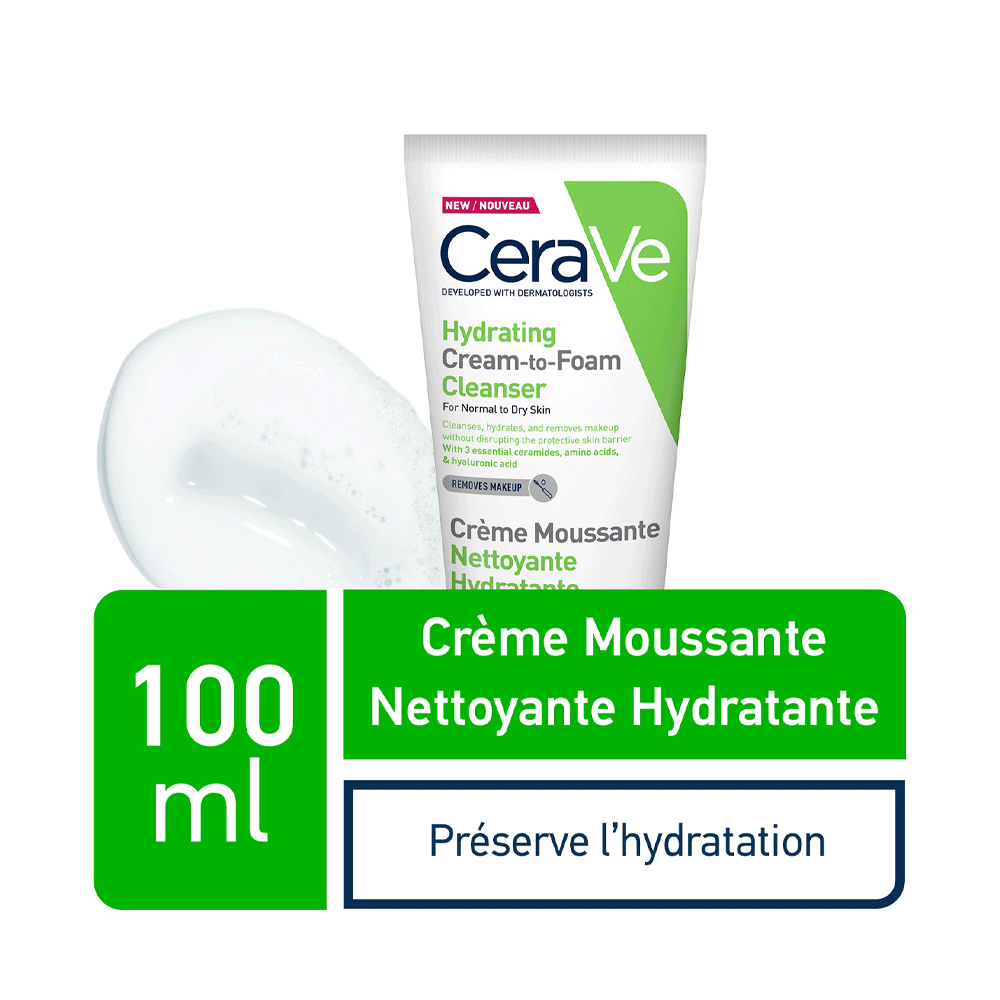 CeraVe Crème moussante nettoyante hydratante CeraVe Crème moussante nettoyante hydratante
