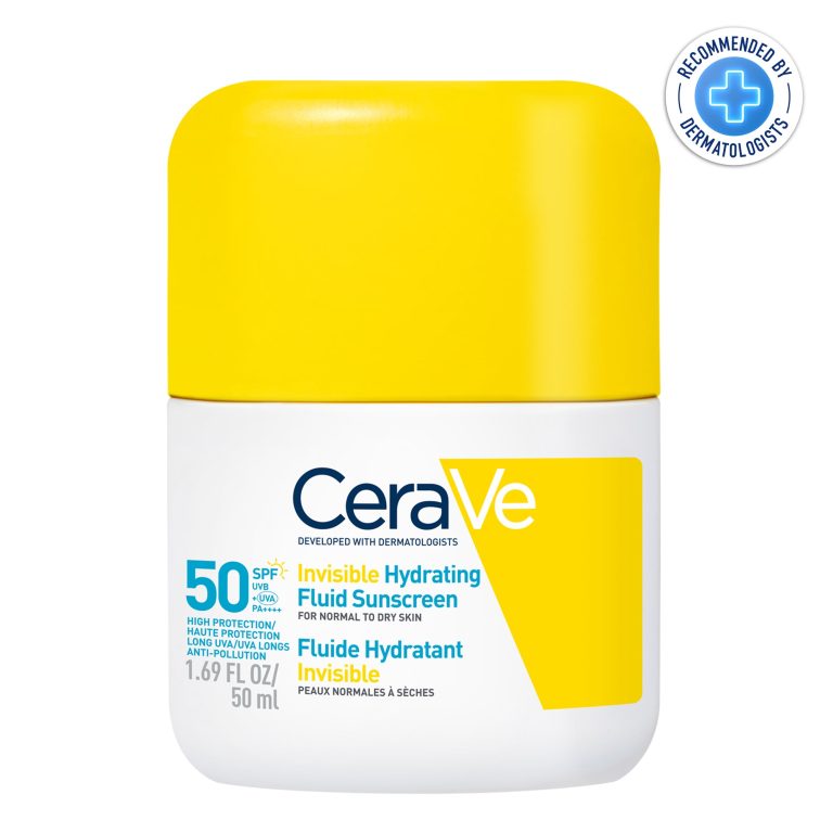 CeraVe Fluide hydratant invisible SPF50 Peau normale à sèche 50 ml